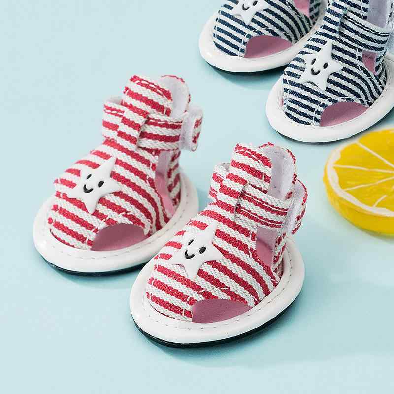 ペットシューズ 犬用 中小型犬 わんちゃん かわいい 夏 サンダル トイプードル ポメラニアン ビションフリーゼ 滑り止め 通気性 蒸れにくい 柔らかな靴底 お散歩