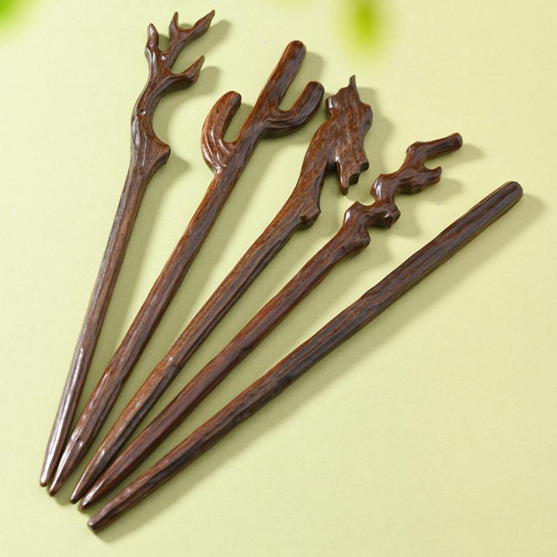 簪 レディース モダンチャイニーズ レトロ クラシック 白檀 サンダルウッド 髪飾り シンプル まとめ髪 アップヘア チャイナドレス 漢服