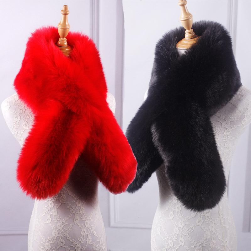 マフラー レディース 秋冬 暖かい フェイクファー 厚手 ふわふわ もこもこ ティペット 襟巻き クロスデ..