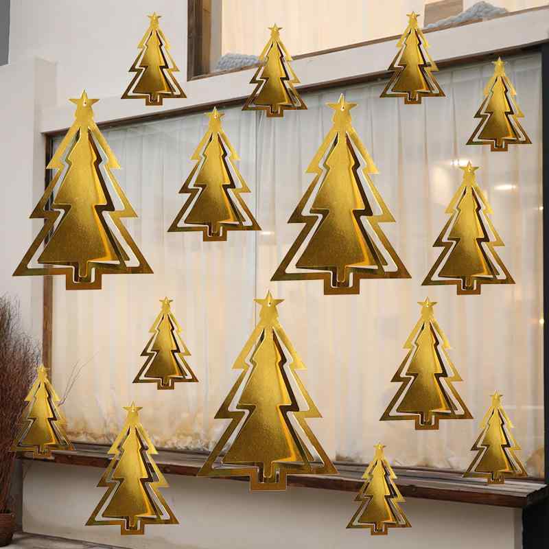 クリスマス装飾 季節 イベント シーン飾り付け 卓上 ミニツリー 置物 星 雪の結晶 オーナメント おしゃれ かわいい 華やか