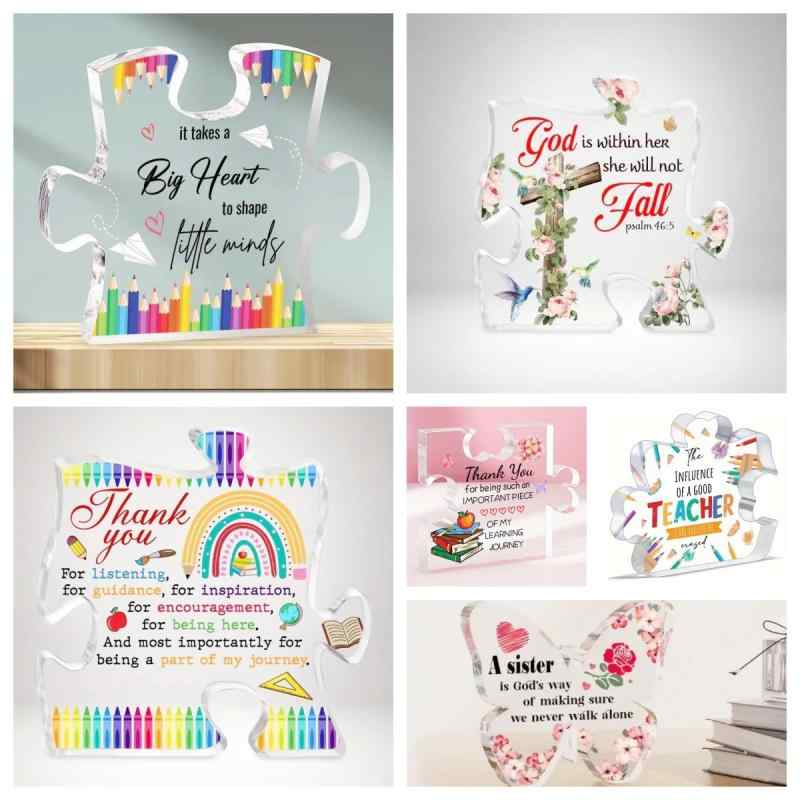 置物 アクリル 立体 不規則 卓上 デスクトップ 透明 飾り オブジェ 現代的 シンプル おしゃれ ユニーク デザイン インテリア 雑貨 友人 家族 季節の贈り物 ギフト(x2)