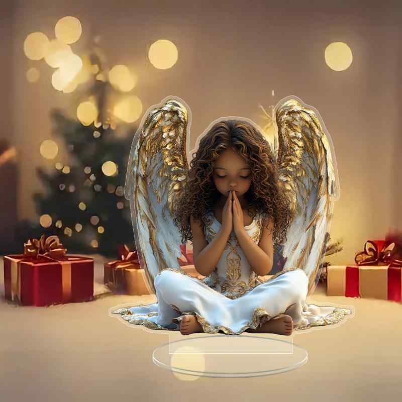 置物 天使 エンジェル 2D アクリル 卓上 デスク オブジェ デコレーション リビング 寝室 玄関 インテリ..