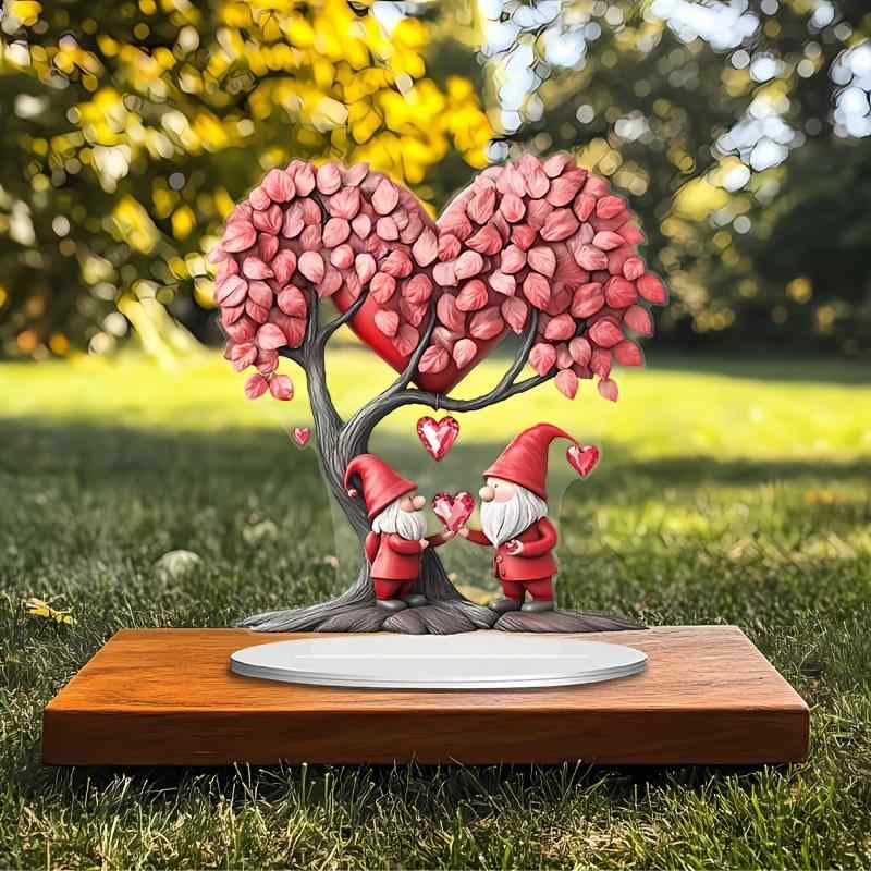 オブジェ バレンタインデー ハートツリー アクリル製 ヨーロピアン 飾り 誕生日 記念日 カップル 夫婦 恋人 友達 ギフト プレゼント かわいい おしゃれ インテリア ロマンチック 上品