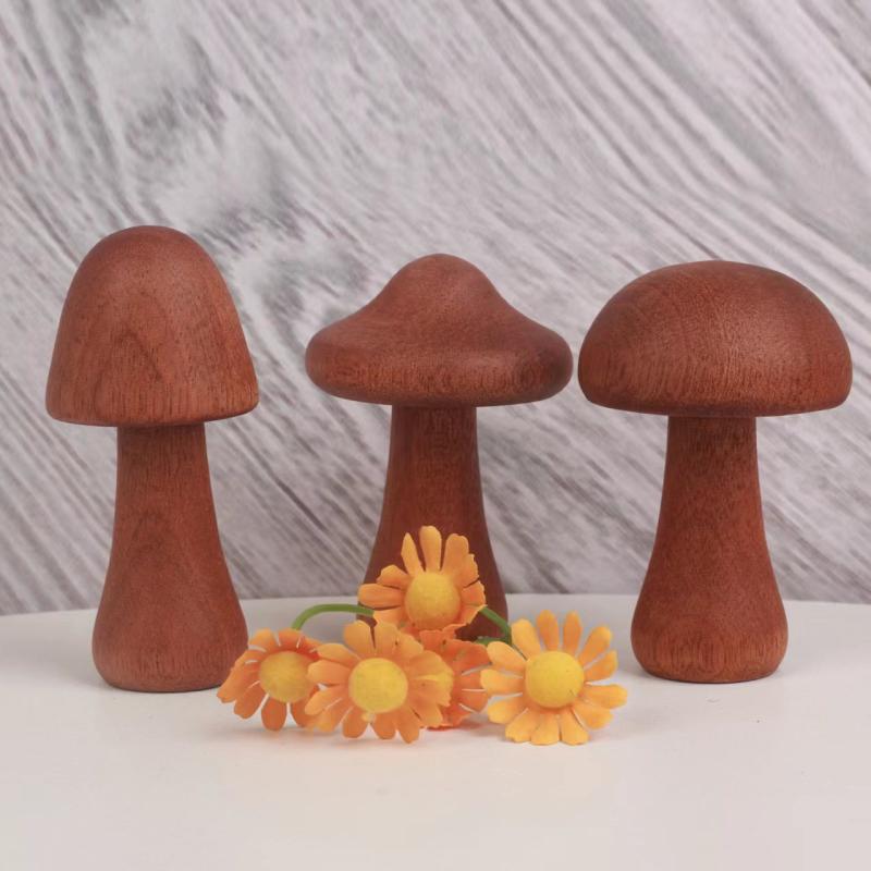 置物 天然木 無垢材 キノコ オブジェ シンプル おしゃれ かわいい 和風 北欧風 ナチュラル インテリア 卓上飾り 部屋飾り ギフト プレゼント