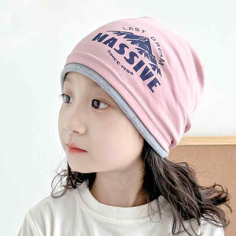 ニット帽 子供 キッズ ベビー 男の子 女の子 秋冬 純綿 コットン 防寒 防風 保温 暖かい プリント柄 配..