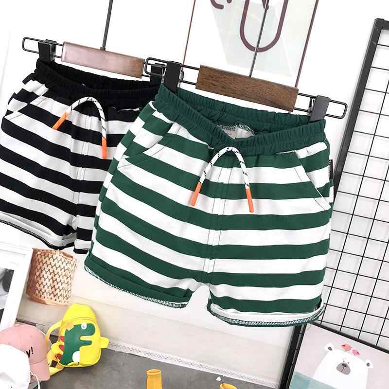 ショートパンツ 男の子 キッズ 夏用 スポーツ カジュアル ストライプ柄 ウエストゴム ミドルウエスト ..