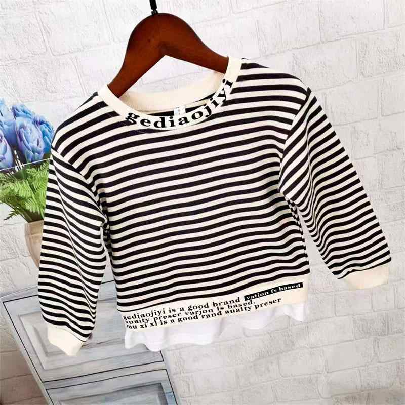 トレーナー キッズ ベビー 男の子 女の子 春秋 長袖 スウェット ボーダー ゆったり クルーネック 丸首 ..