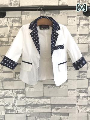 ジャケット 男の子 キッズ ボーイズ 韓国ファッション カジュアル 薄手 配色切り替え シングルボタン テーラード 綿 コットン 長袖 ショート丈 春秋 アウタ...