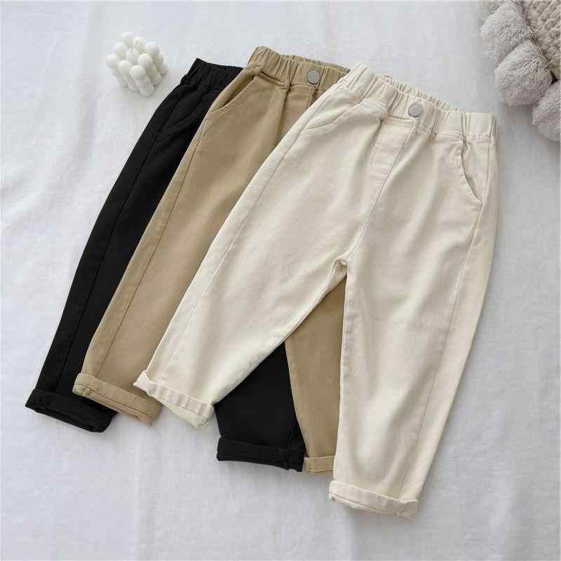 パンツ キッズ ベビー 男の子 女の子 秋冬 カジュアルパンツ 長ズボン 無地 韓国風 ファッション トレ..