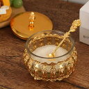 保存容器 アイアン ガラス 密閉 スプーン付き シュガーポット 砂糖入れ ペッパーボトル 胡椒入れ 調味料入れ スパイスボトル 固体調味料 キッチン収納 ジャー 家庭用 上品(x2)