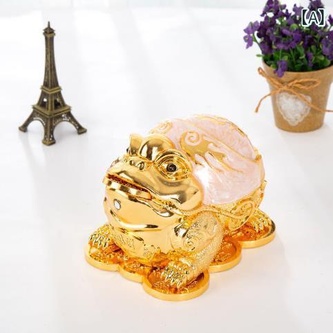 灰皿招きカエル亜鉛合金ビジネス高級...