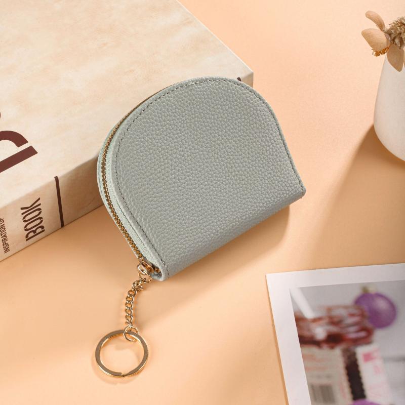 小銭入れ ユニセックス ミニ財布 シェル型 じゃばら カードケース 多機能 大容量 PUレザー 幾何学模様 ..