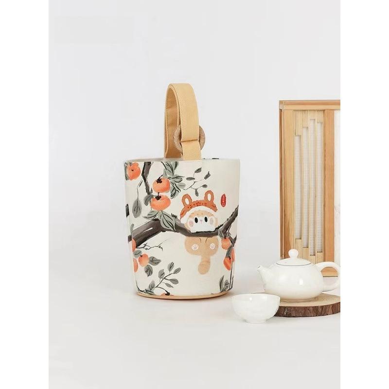 トートバッグ レディース キャンバス バケツバッグ かわいい 巾着型 手提げ 弁当バッグ マザーズバッグ 通勤 普段使い お出かけ