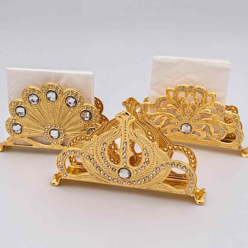 ティッシュケース メタル製 卓上スタンド 家庭用 店舗用 おしゃれ ヨーロピアン ゴールド 鉄合金製 光..