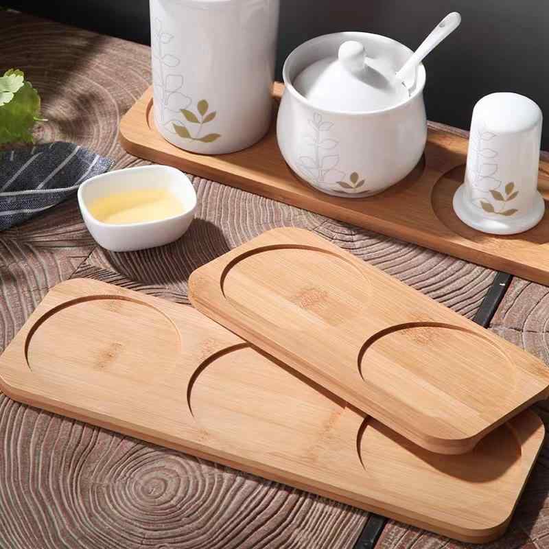 調味料入れ 和風 和モダン 竹製 トレー セット 家庭用 キッチン用品 食卓 収納 スパイスジャー 容器 耐..