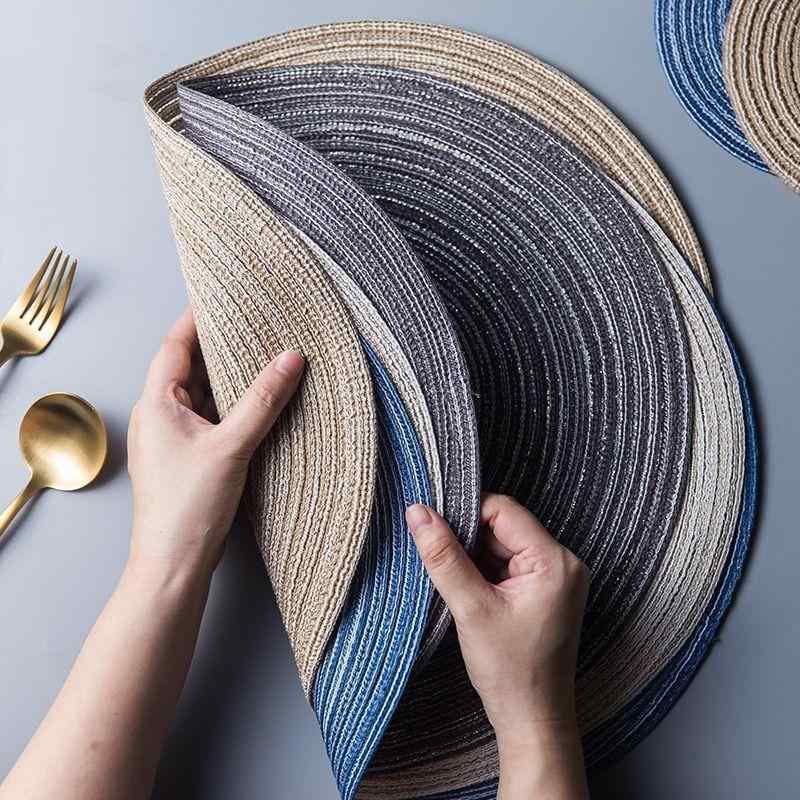 ランチョンマット 北欧風 テーブルマット 鍋敷き 断熱 耐熱 布製 食卓 ダイニング 家庭用 ポットマット おしゃれ かわいい 滑り止め