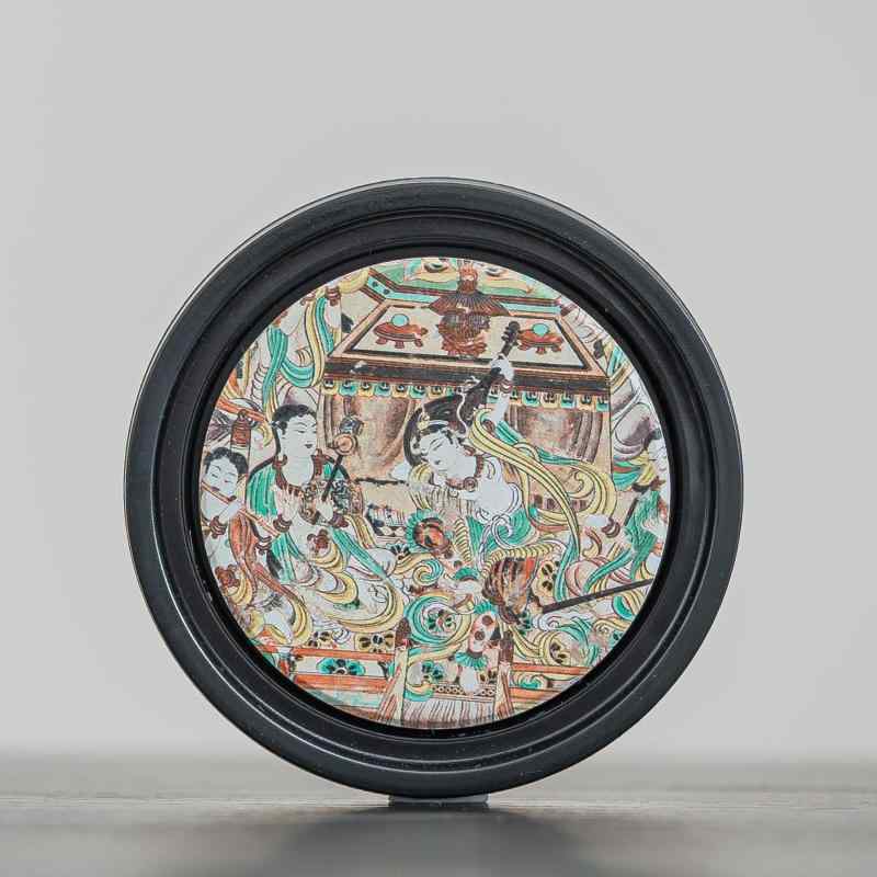 コースター 敦煌文化創造 茶托 茶敷き 陶器製 断熱 吸水性抜群 円形 高品質 茶道 功夫茶器用 中華風 おしゃれ インテリア雑貨 普段使い