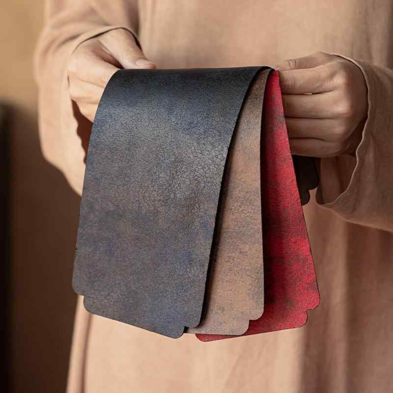 茶席 モダンチャイニーズ 禅風 シンプル 防水 フェイクレザー 撥水加工 家庭用 ティーテーブルクロス ..