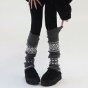 レッグウォーマー レディース ルーズソックス カジュアル 秋冬 ニット アクリル あったか 保温 細見え 美脚 脚長効果 着回し 無地 ミドル丈 レトロ グレー ホワイト ブラック(x2)