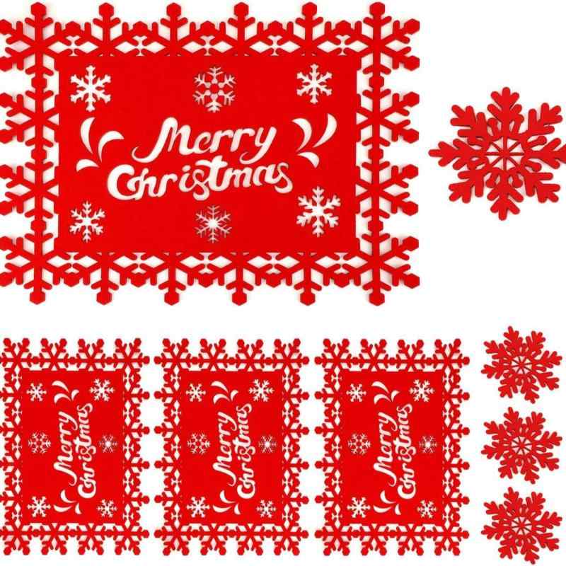 ランチョンマット フェルト クリスマス ハロウィン コースター ホテル レストラン 家庭用 食卓用 プレースシート 無地 アメリカン