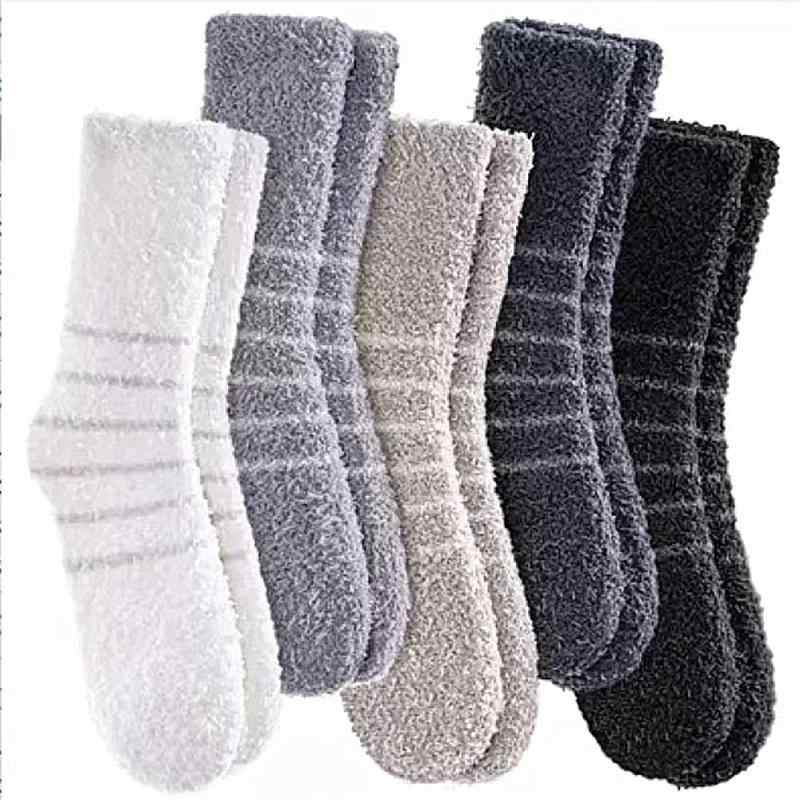 靴下 男性用 ルームシューズソックス 室内履き フローリング用 ふわふわ もこもこ あったか 吸湿速乾 ..