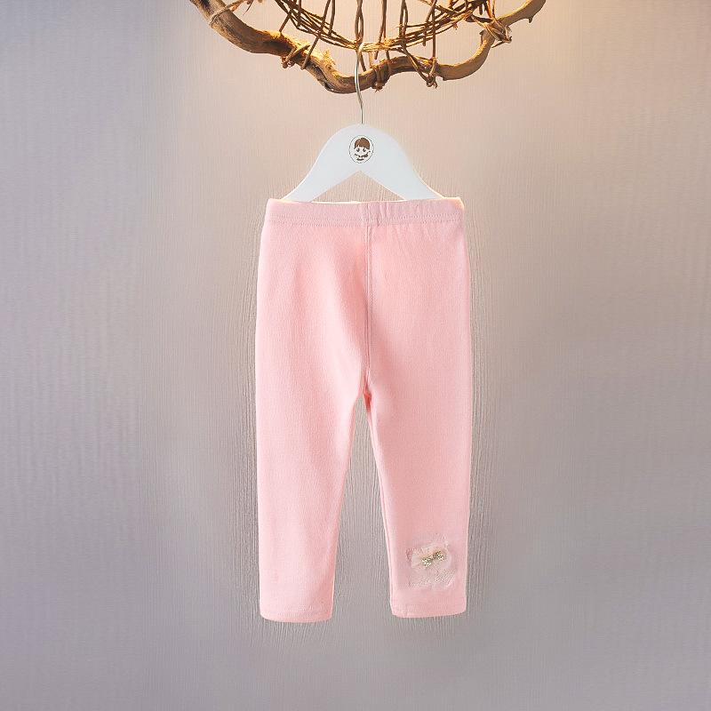 レギンス 女の子 ベビー 赤ちゃん 6-12ヶ月 春夏 コットン 綿 ロングパンツ 長ズボン ウエストゴム ミ..