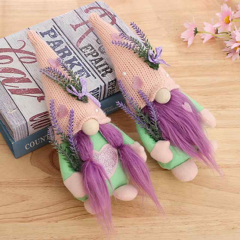 人形 顔なし ルドルフ 立ち姿 ラベンダー ハート 母の日 バレンタイン プレゼント 男女兼用 ペア おしゃれ かわいい インテリア オブジェ 布製