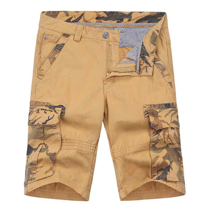 ショートパンツ メンズ カジュアル カーゴパンツ 迷彩柄 春夏 薄手 綿 ストレート 普段使い アウトドア ハーフパンツ リラックス