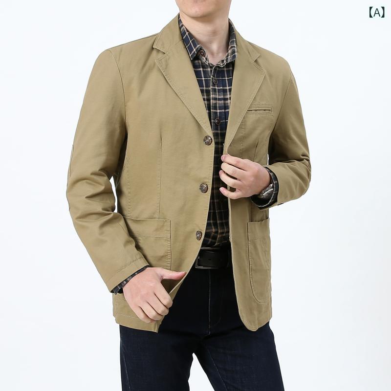 ジャケット メンズ 春夏 カジュアル リネン素材 ルーズフィット ビッグシルエット 通勤 オフィス ノーアイロン 多ポケット 着回し デイリーユース