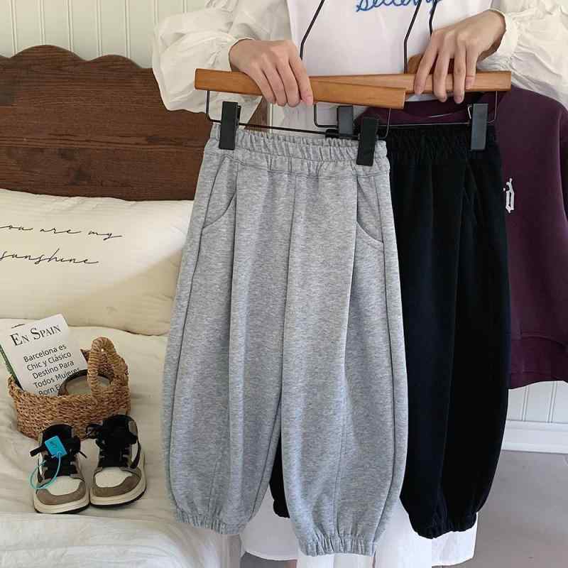 パンツ キッズ 男の子 女の子 春秋 カジュアル ジョガー スウェット ハーレム テーパード 長ズボン コ..