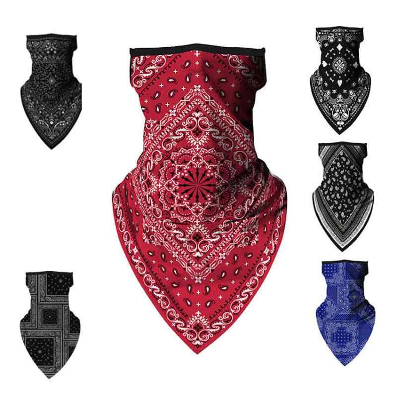 フェイスマスク 男女兼用 アウトドア スポーツ ランニング サイクリング 耳掛けタイプ 通気性 速乾性 UVカット 接触冷感 日焼け対策 3Dプリント ネックゲイター ネックカバー 春夏 ナイロン