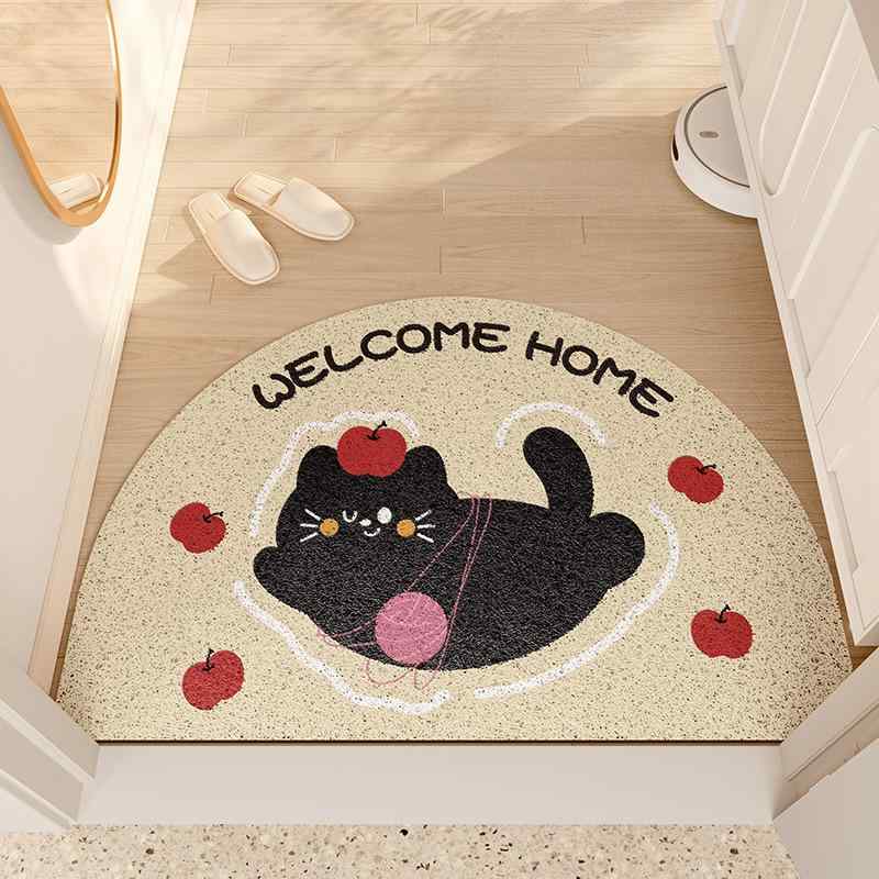 玄関マット キャラクター アニメ柄 ループパイル 泥落とし エントランス ドアマット 防水 撥水 拭ける ..
