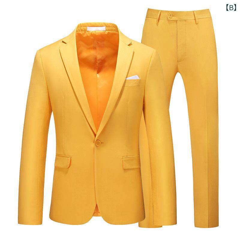 スーツ メンズ 2点セット ツーピース シングルブレスト 1つボタン スリムフィット 細身 ビジネス フォーマル 結婚式 パーティ 披露宴 入学式 卒業式 オフィススタイル 綿混紡 ナイロン混 上品 エレガント ライトパープル ライトグリーン 多色展開