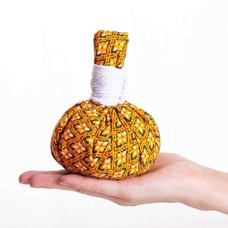 温灸ボール 天然漢方 ヨモギ薬草 もぐさ タイ式 アロマハーブ マッサージ 温熱ホットパック 目元 顔用 ..