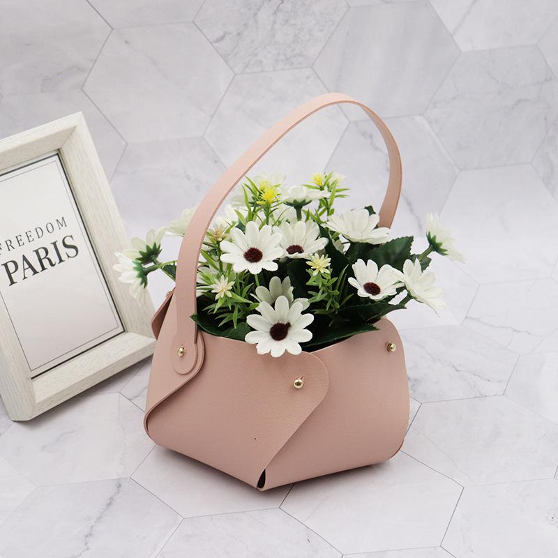 収納バスケット 北欧風 おしゃれ 吊り下げ ハンギング 小物入れ レザー製 文房具 コスメ アクセサリー ..