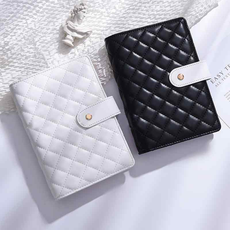 手帳 A6サイズ マカロンカラー おしゃれ かわいい PUレザー 合成皮革 ルーズリーフ バインダー 家計簿 記帳 現金予算 財務計画 資産管理 貯蓄 金銭管理ノート