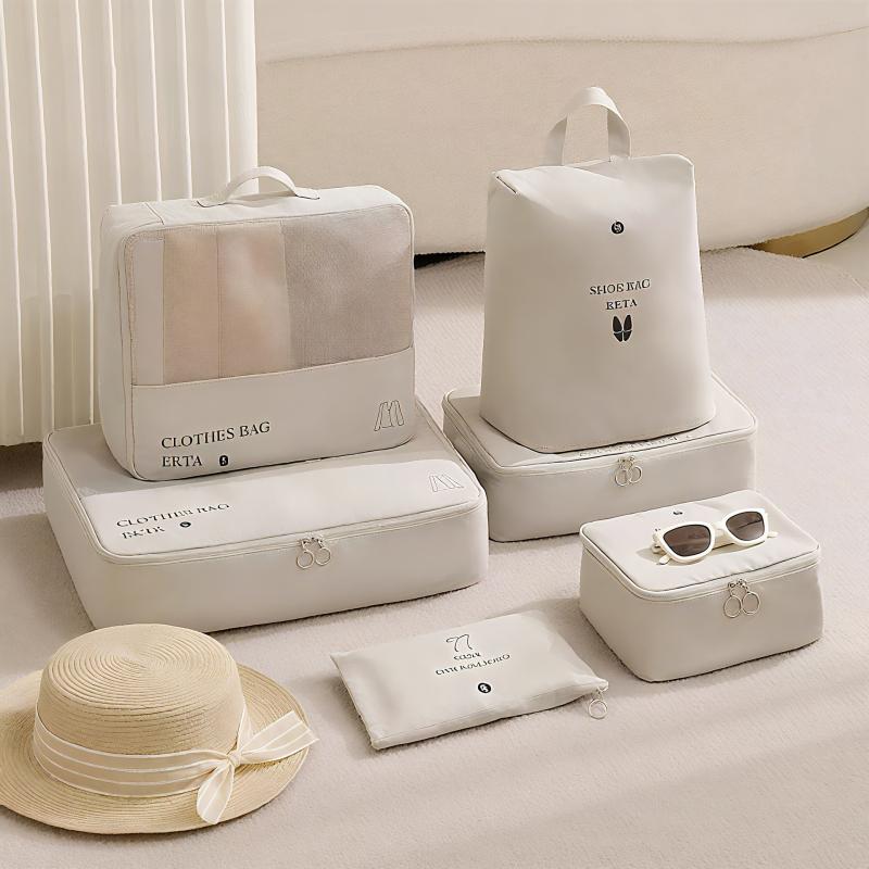 トラベルポーチ 旅行 出張 圧縮バッグ 衣類収納 下着仕分け シューズケース スーツケース整理 大容量 ..