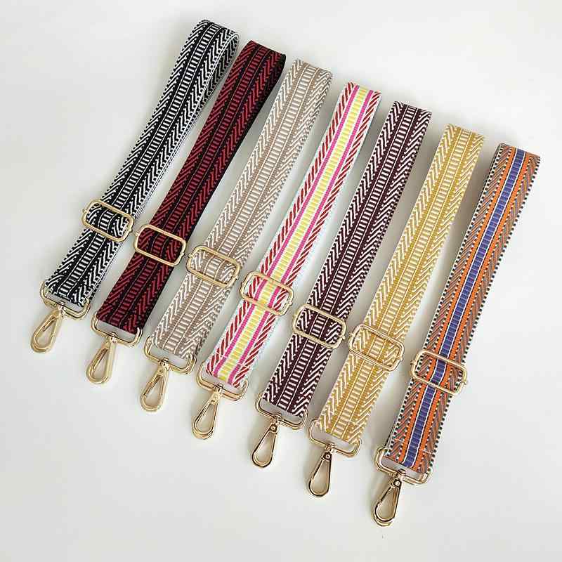 ショルダーストラップ レディース 女性用 調節可能 アジャスター付き 幅広 ワイド ロング 長尺 エスニ..