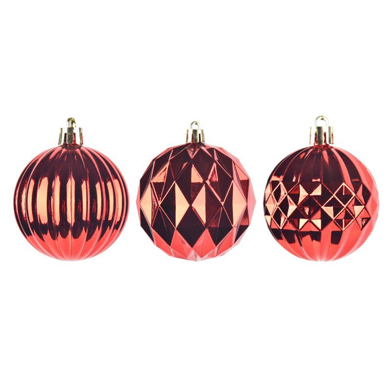 クリスマス オーナメント クリスマスボール 8cm 24個セット 軽量 プラスチック製 割れにくい 電気メッキ加工 光沢感 上品 高級感 北欧 モダン おしゃれ クリスマスツリー デコレーション