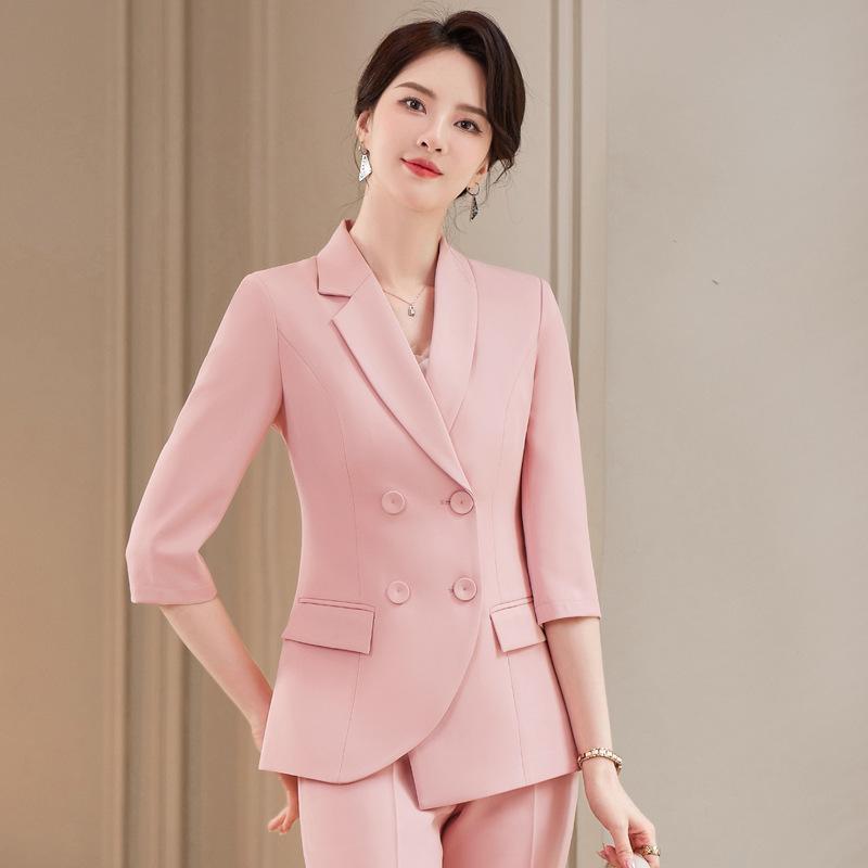 セットアップ レディース アシンメトリー テーラードジャケット パンツスーツ ビジネス オフィス 通勤 フォーマル ポリエステル シワになりにくい 春夏