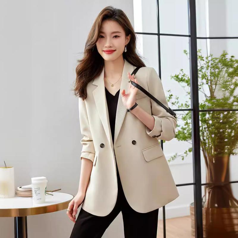 テーラードジャケット レディース 春秋 カジュアル ゆったり シンプル きれいめ 長袖 通勤 オフィス 着..