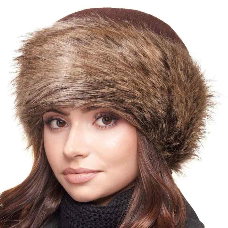 バラクラバ フェイクフォックスファー 防寒 耳当て付き ふわふわ もこもこ 温かい アクリル 欧米風 シ..