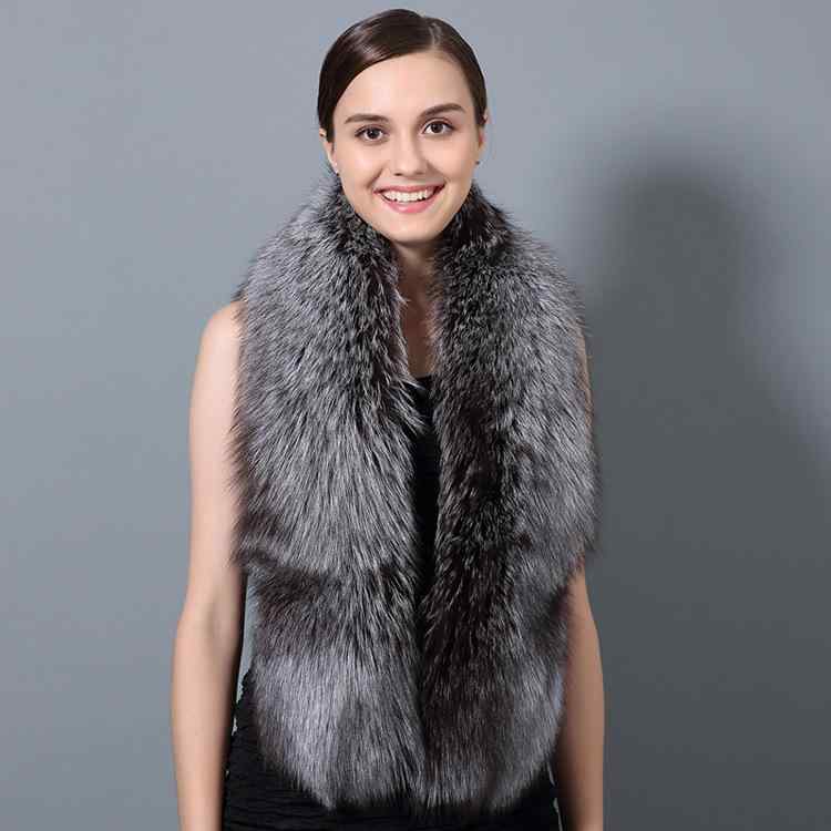 ネックウォーマー レディース フォックスファー 秋冬 防寒 暖かい 厚手 保温性 韓国ファッション 万能 カジュアル マフラー スヌード ファーカラー(x2)