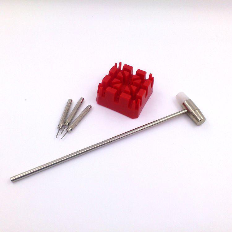 時計工具 腕時計 バンド調整 セット コマ調整台 打ち棒 ピン抜き ミニハンマー コマ詰め器 家庭用 プロ用 修理 メンテナンス 器具