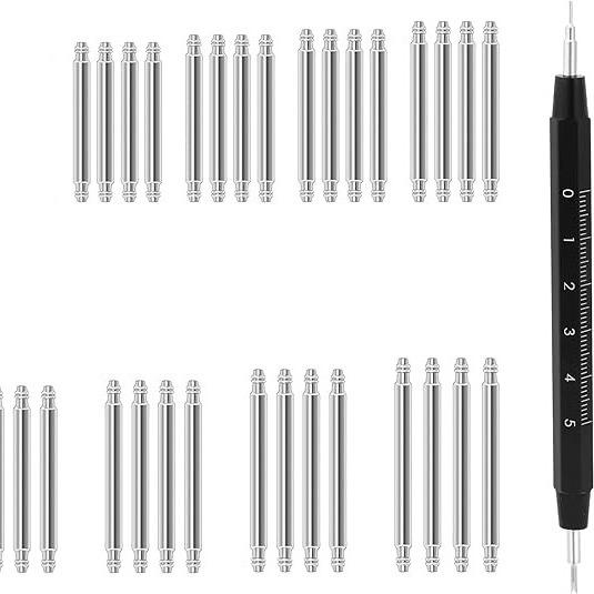 時計工具 33点セット 腕時計バンド調整 ベルト交換 バネ棒外し 32サイズ対応 スプリングバー 1.78mm径..
