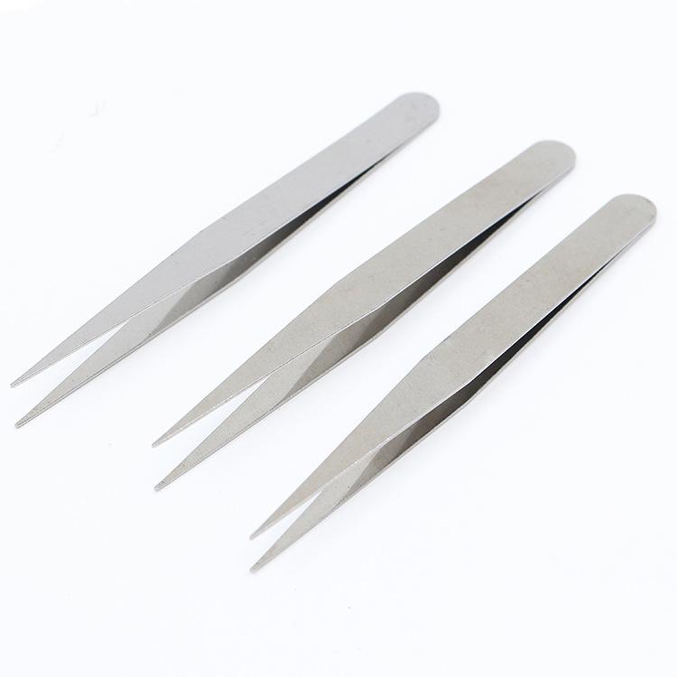 時計工具 精密ピンセット 先細 曲がり ヒゲゼンマイ用 静電気対策 プロ仕様 家庭用 時計修理 電子部品 模型製作 ホビー 高精度 修理ツール