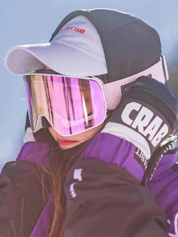 ゴーグル 男女兼用 大人用 スキー スノーボード サイクリング 自転車 バイク アウトドア スポーツ 防風 防砂 防曇 曇り止め ダブルレンズ メガネ対応 ウィンタースポーツ用