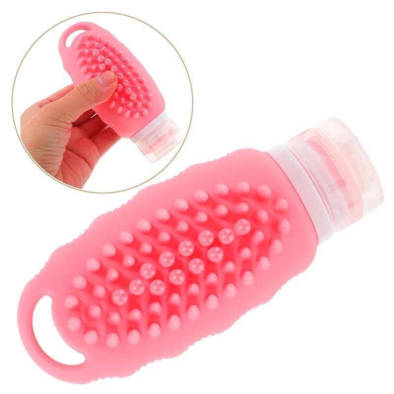 詰め替えボトル 多機能 シリコン 小分けボトル 携帯用 トラベルセット 3in1 シャンプー ボディーソープ..