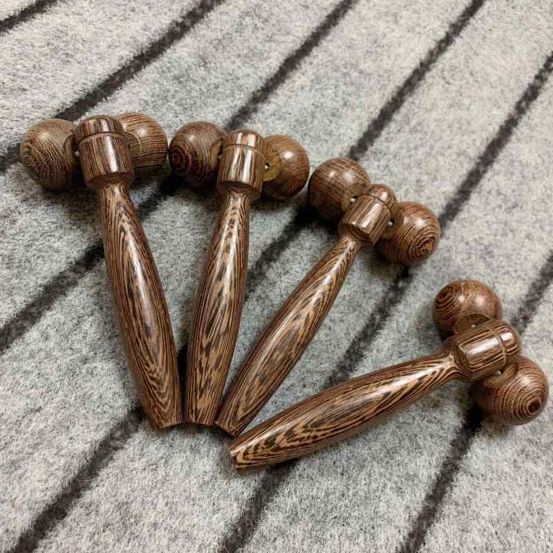 マッサージ器 紫檀木 ダブルボール フェイス用 家庭用 小顔マッサージ 美顔ケア リラックス 筋肉ほぐし..