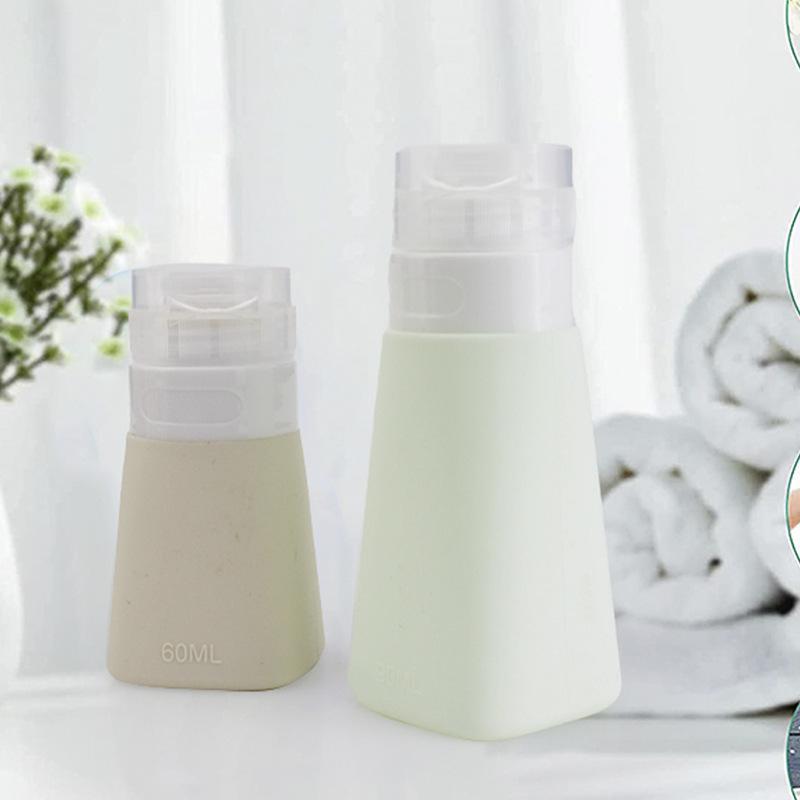 トラベルボトル シリコン スクエア 詰め替えボトル 旅行用 シャンプー ボディソープ 洗顔料 出張 携帯..